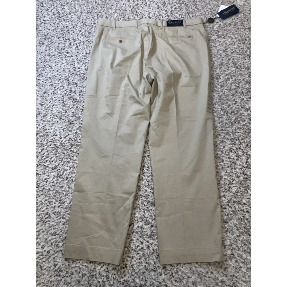 Polo‎ Ralph Lauren Wicking Stretch Pants Mens 38x30 Tan Golf Tailored Fit New